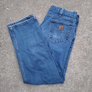 Vintage Carharrt Relaxed Fit Blue Jeans 36×32